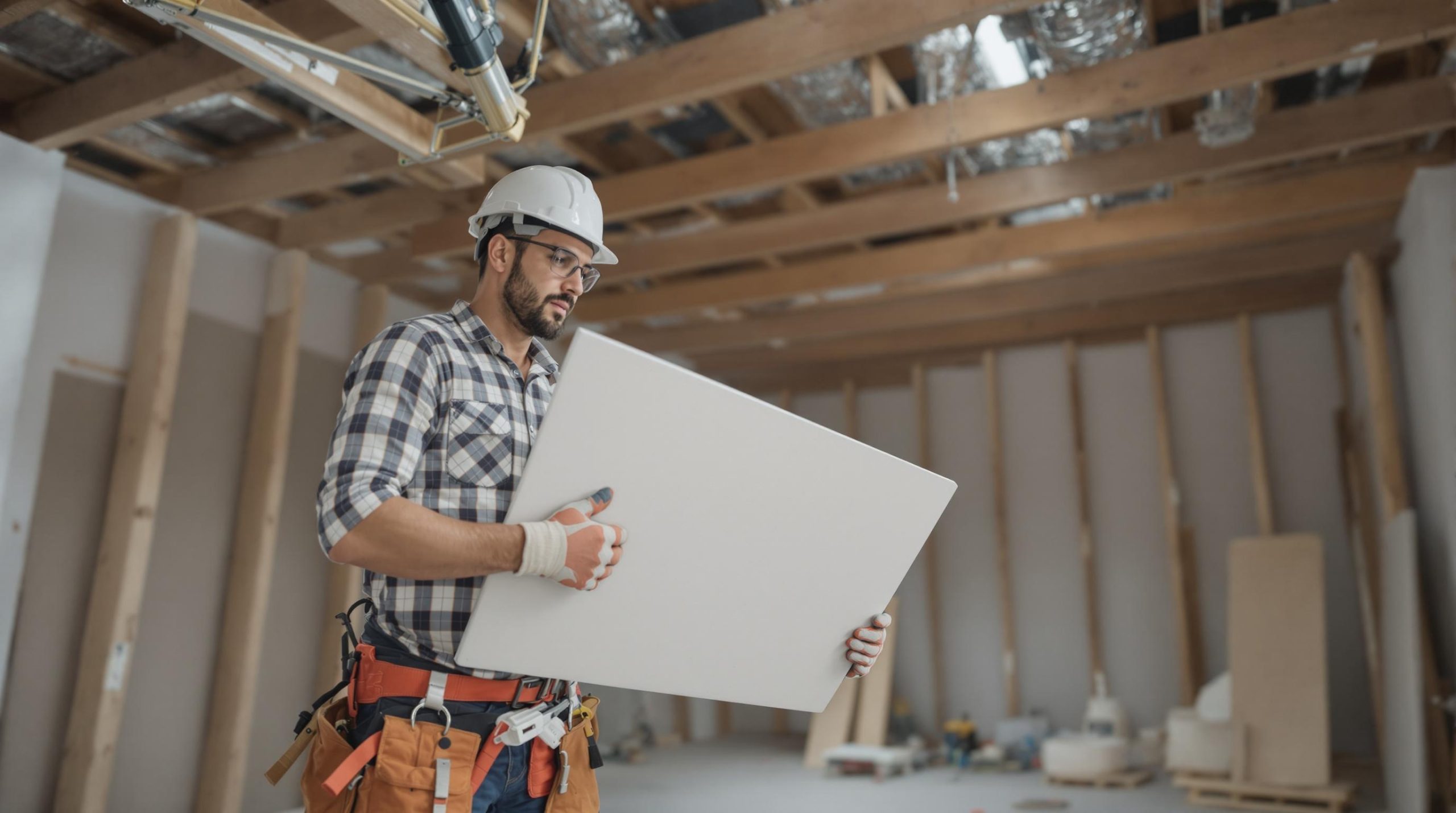 Comment coller du placo au plafond efficacement - Espace Lifestyle