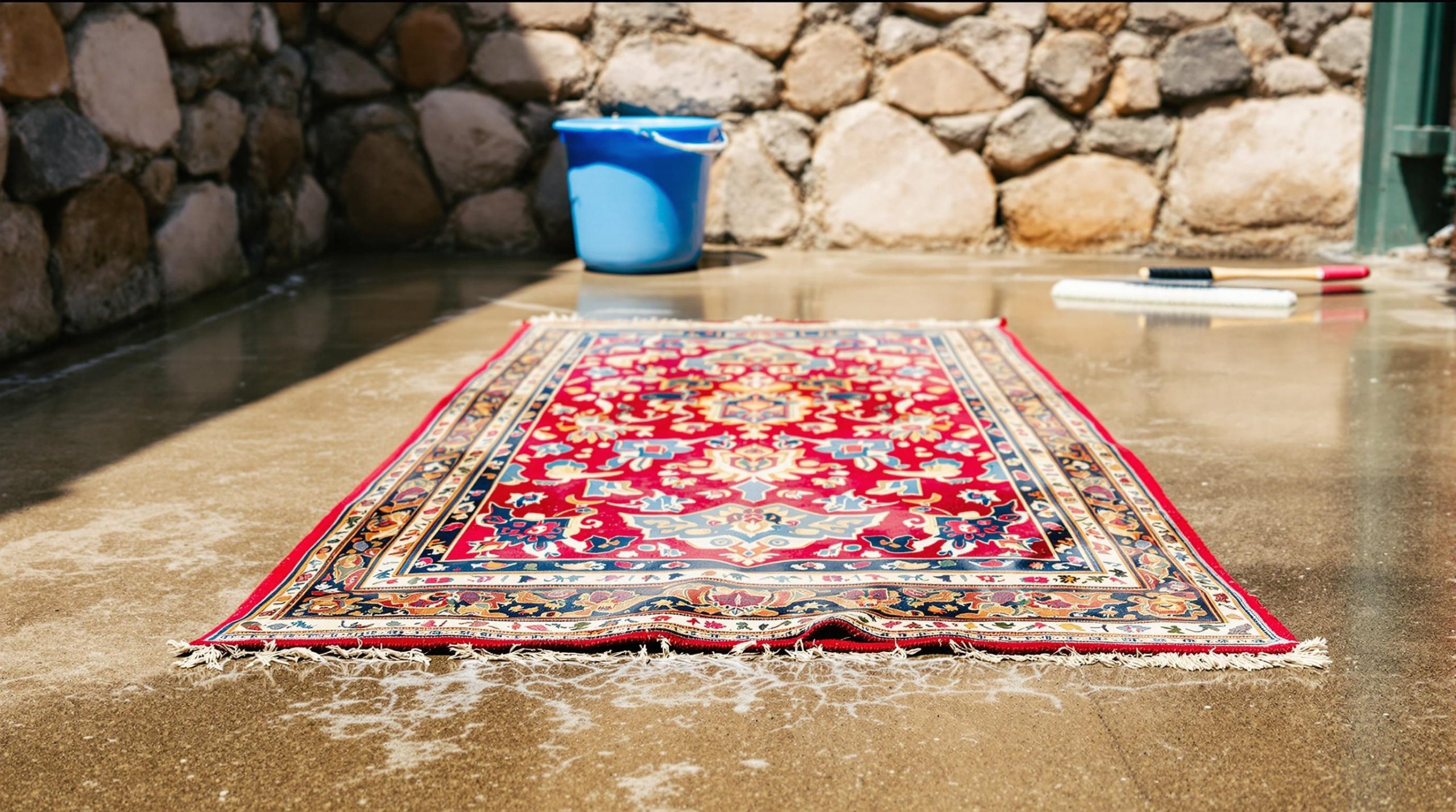 Comment laver un tapis à grande eau efficacement - Espace Lifestyle
